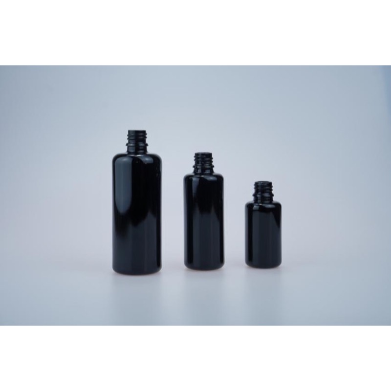 Custom Deep Violet Opal Glass Dropper Bottles 30ml 50ml 100ml